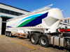 4 axles 60cbm tank transport bulk powder cement tanker trailer