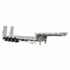 Three axles transport heavy machines low bed trailer