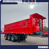 Transport sand stone 60Tons three axles Hyva cylinder dump trailer