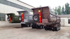 Two axles transport grain self dump tipper trailer