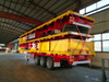 Transport bags cargo goods two or three axles drop side semi trailer