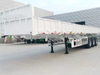 Transport boxes of bottle beer 4 axles air suspension system drom side wall trailer