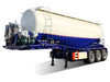 4 axles 60cbm tank transport bulk powder cement tanker trailer