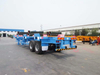 Two axles solid tires port use skeleton container chassis terminal trailer