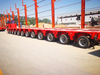 Wind blade transport heavy duty truck trailer