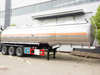 45000 liters transport drinking water three axles aluminum tank trailer