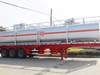 Three axles heating system installed asphalt tank bitumen tanker trailer