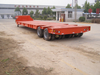 2 lines 4 axles transport heavy machine lowbed trailer