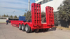 Transport 150T heavy equipment 3 lines 6 axles lowbed trailer