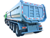 Transport sand stone 80Tons three axles dump semi trailer