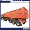 Transport sand stone 60Tons three axles Hyva cylinder dump trailer