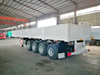 Three axles transport 60Tons cargo goods side wall semi trailer