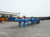 Two axles solid tires port use skeleton container chassis terminal trailer