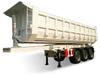 Transport sand stone 80Tons three axles dump semi trailer