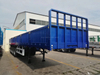 Three axles transport 60Tons cargo goods side wall semi trailer