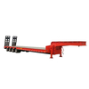 Front loading gooseneck detachable lowbed semi trailer