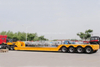 Front loading gooseneck detachable lowbed semi trailer