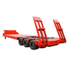 Transport 150T heavy equipment 3 lines 6 axles lowbed trailer