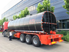 Three axles steel tank transport chemical liquid tanker trailer